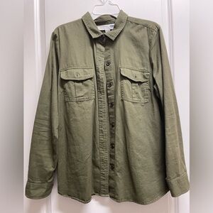 Old Navy Women’s Olive Shirt Jacket